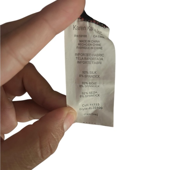 Karen Kane long sleeve blouse - Picture 6 of 8